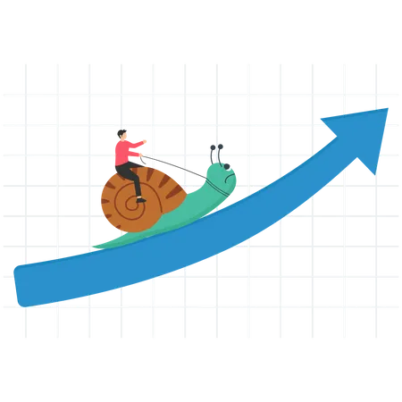 Global economic slowdown  Illustration