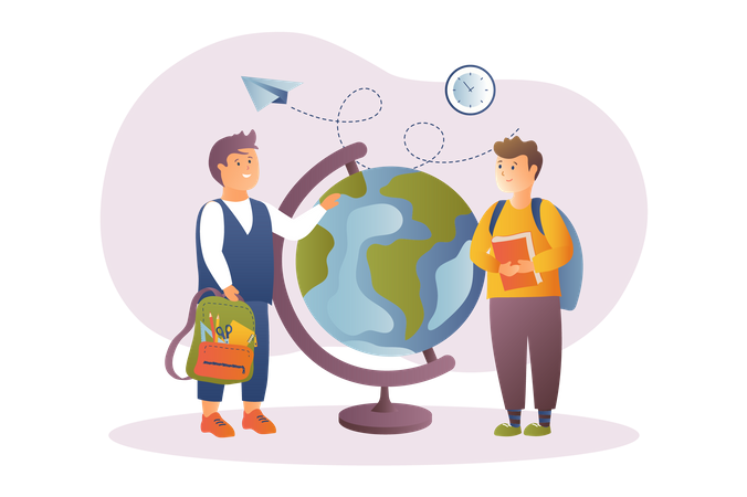 Global education  イラスト
