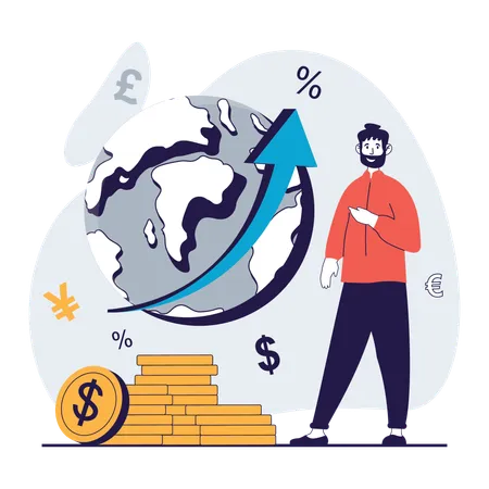 Global Financial System  Illustration