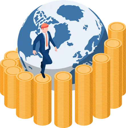 Global investment Illustration
