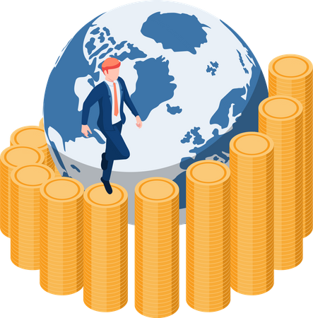 Global investment  Illustration