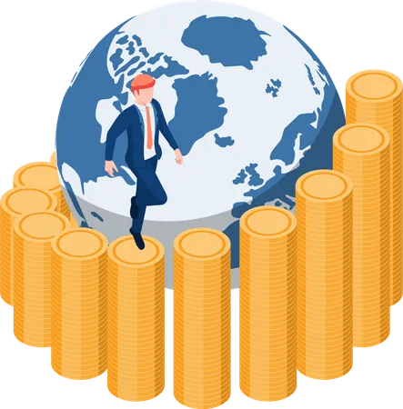 Global investment  Illustration