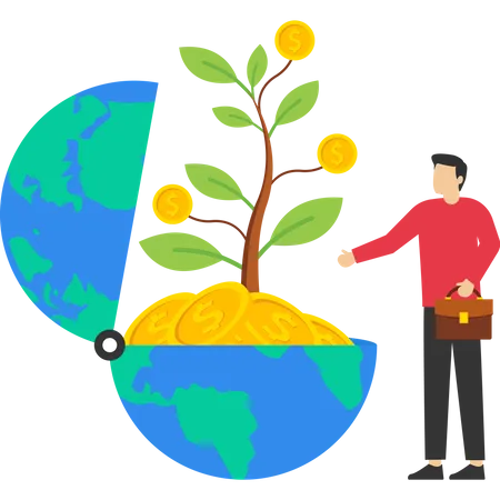 Global investment opportunity  Illustration