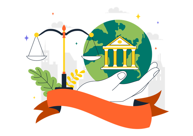 Global Justice Day  Illustration
