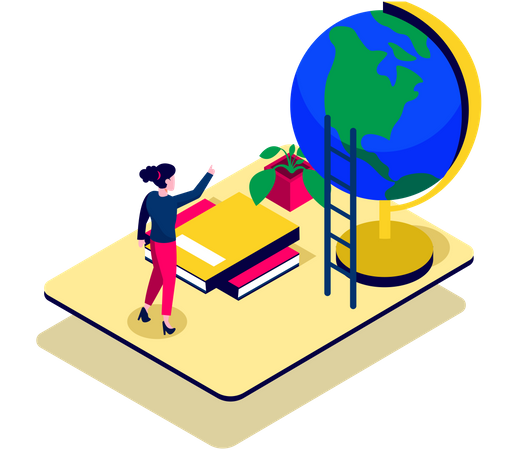 Global knowledge  イラスト
