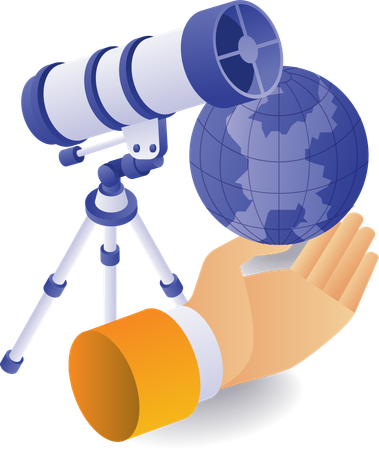 Global learning from home  イラスト