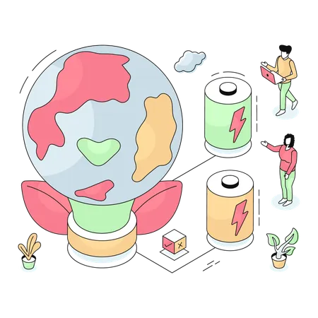 Global Love  Illustration