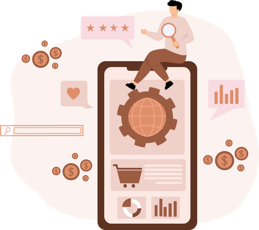 Global Marketing Analysis  Illustration