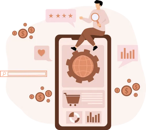 Global Marketing Analysis  Illustration