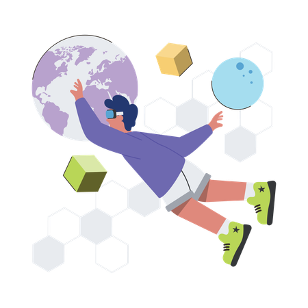 Global Metaverse Market  Illustration