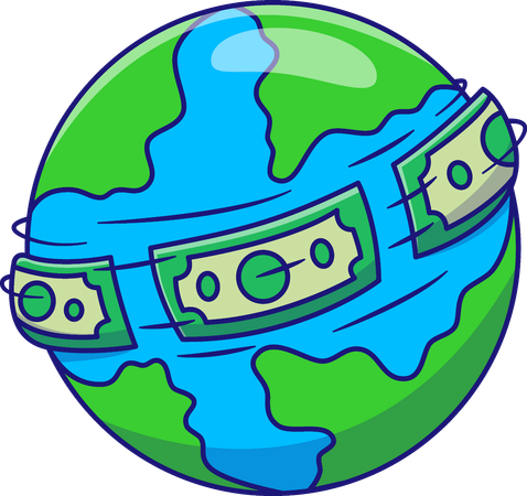 Global money  Illustration