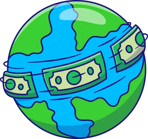 Global money  Illustration