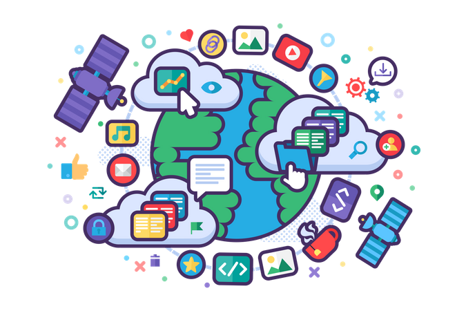 Global Network  イラスト