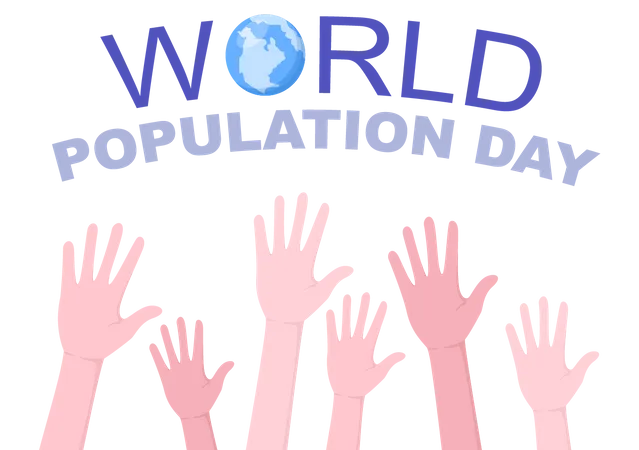 World Population Day Vector Illustration Commemorated Every 11 Th July To Raise Awareness Of Global Populations Problems Landing Page Template Illustration