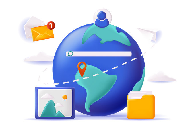 Global Search Illustration