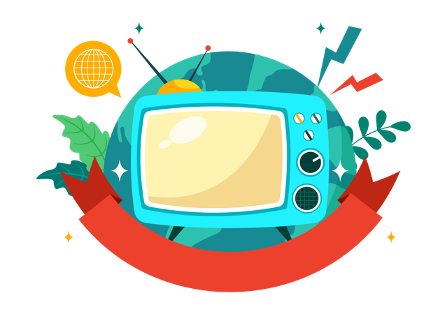 Global Television Day  Illustration