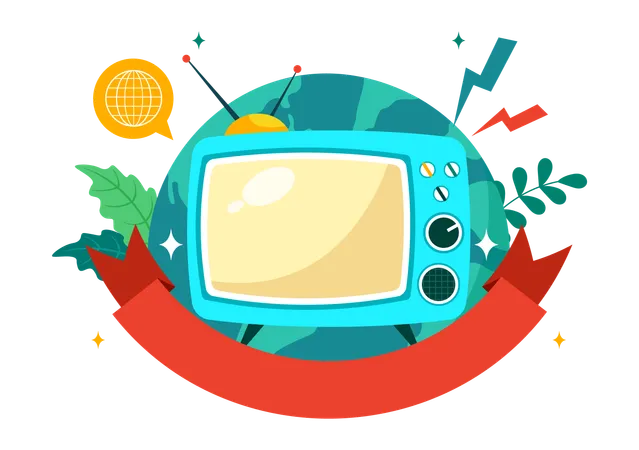 Global Television Day  Illustration