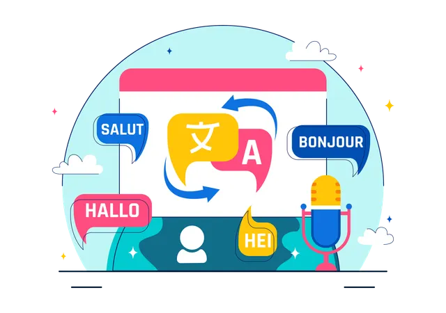 Global Translation Day  Illustration