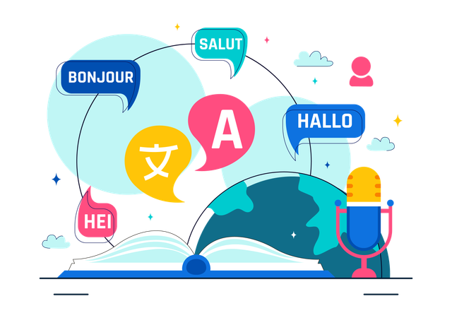 Global Translation Day  Illustration