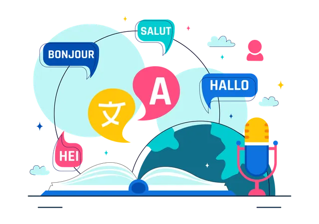 Global Translation Day  Illustration
