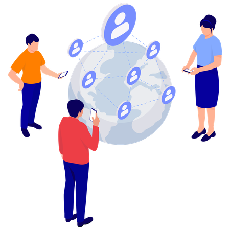 Global User Connection  Illustration