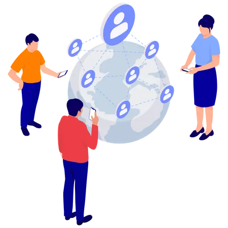 Global User Connection  Illustration