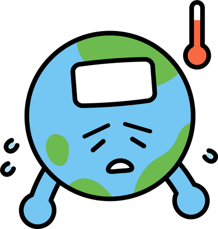 Global warming  Illustration