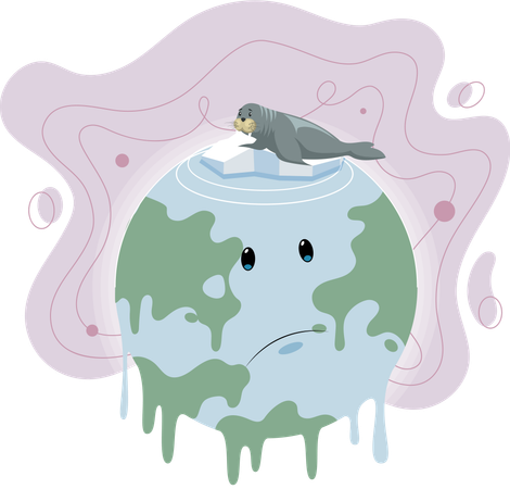 Global warming  Illustration