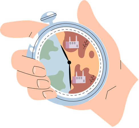 Global warming  Illustration