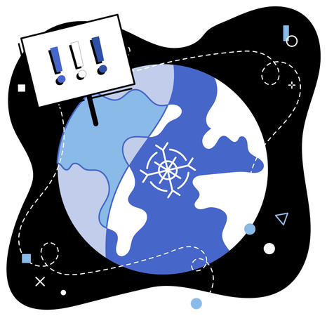 Global warming  Illustration