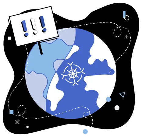 Global warming  Illustration