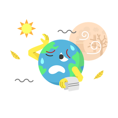 Global warming  Illustration