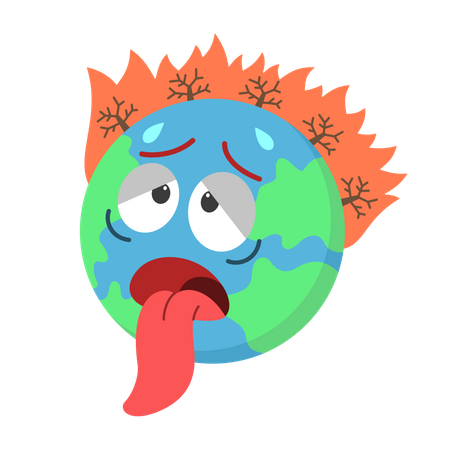 Global warming  Illustration