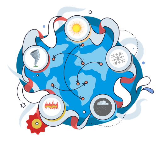 Global Warming  Illustration