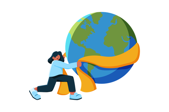 Global Warming  Illustration