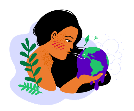 Global warming  Illustration