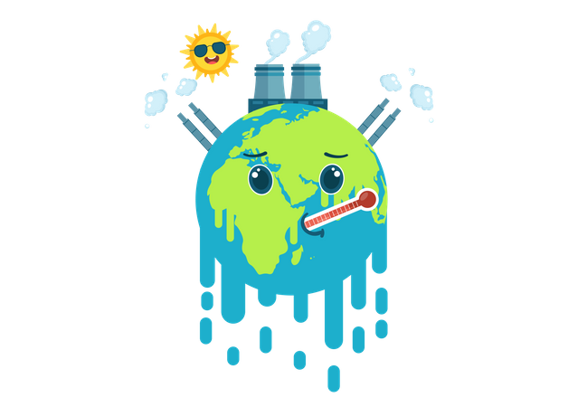 Global Warming problem  Illustration