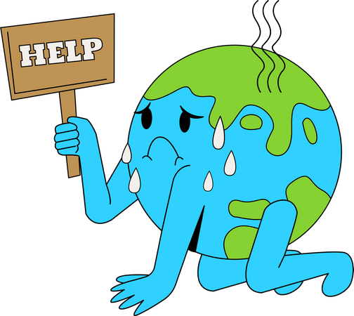 Global Warming Problem  Illustration