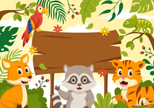 Global Wildlife Day  Illustration