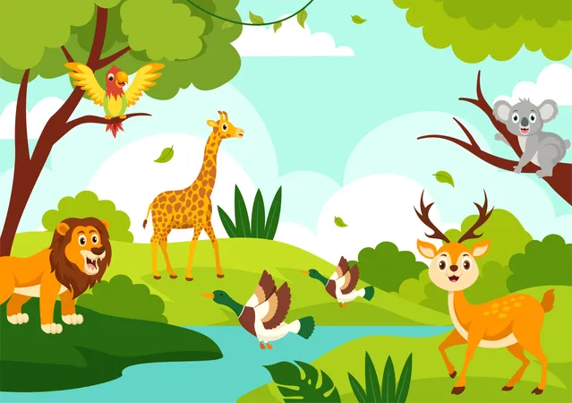 Global Wildlife Initiatives  Illustration