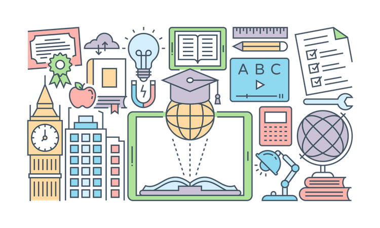 Globale Bildung  Illustration