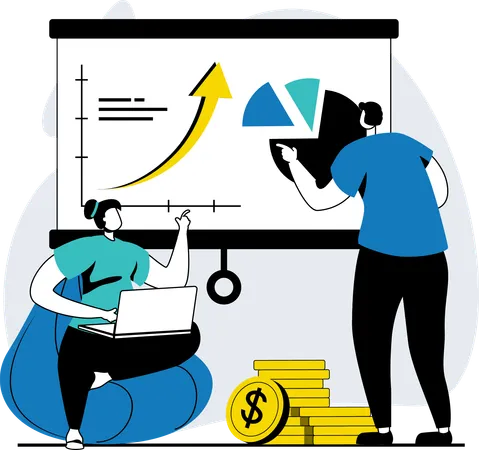 Globale Geschäftsstrategie  Illustration