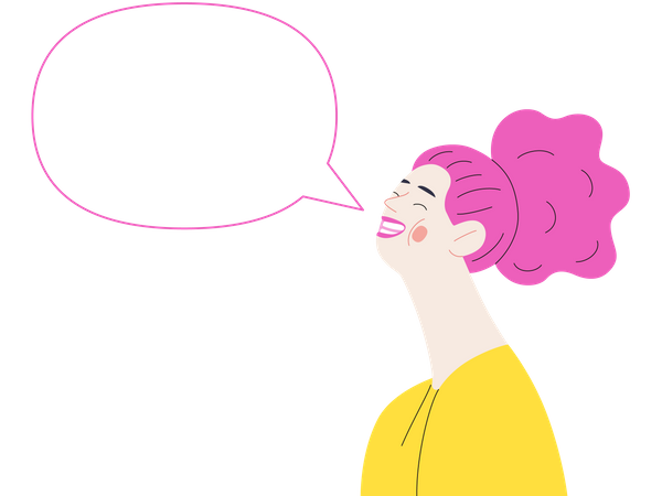 Glückliche Leute reden  Illustration