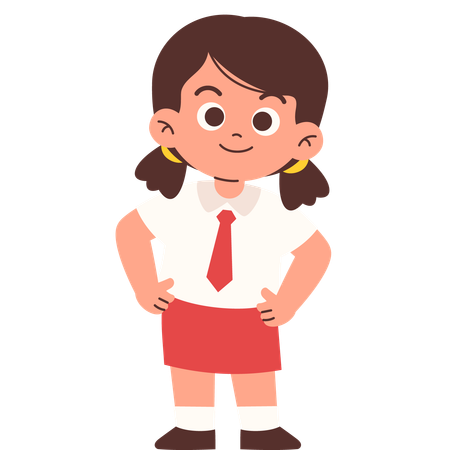 Glücklicher Student  Illustration