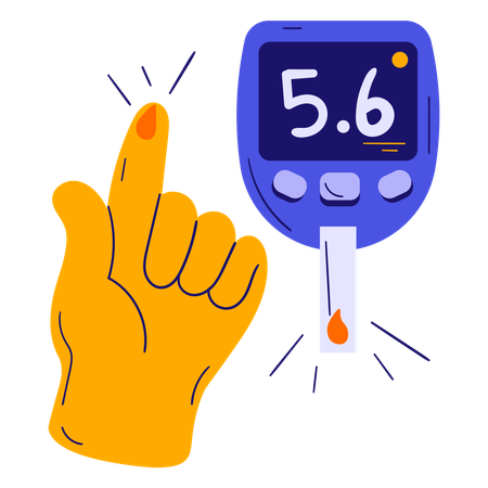 Glucometer  Illustration