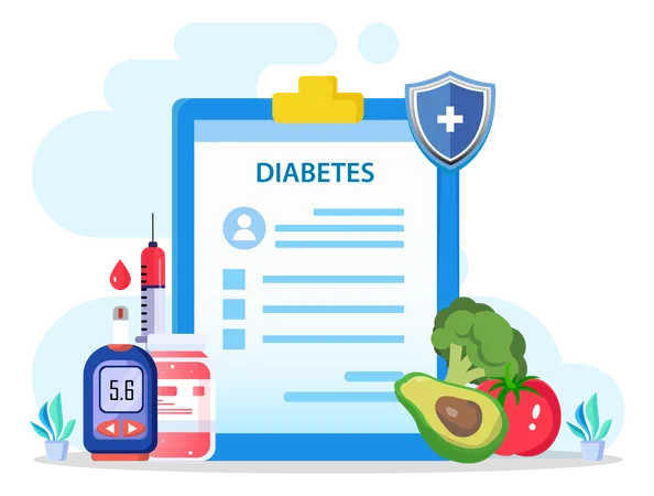 Glucose Measurement  Illustration