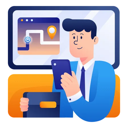 An Illustration Of Go To The Office イラスト