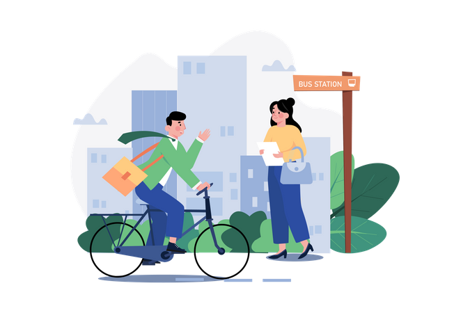 Go To Work  Illustration