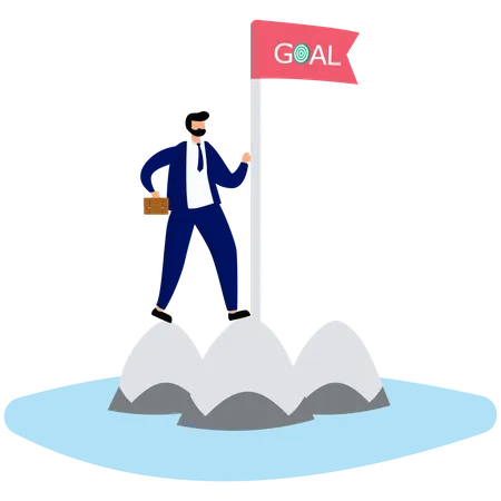 Goal Achievement  Illustration