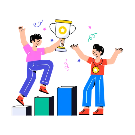 Goal Achievement  Illustration